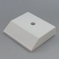 White Plastic Trophy Base (3"x2 3/4")